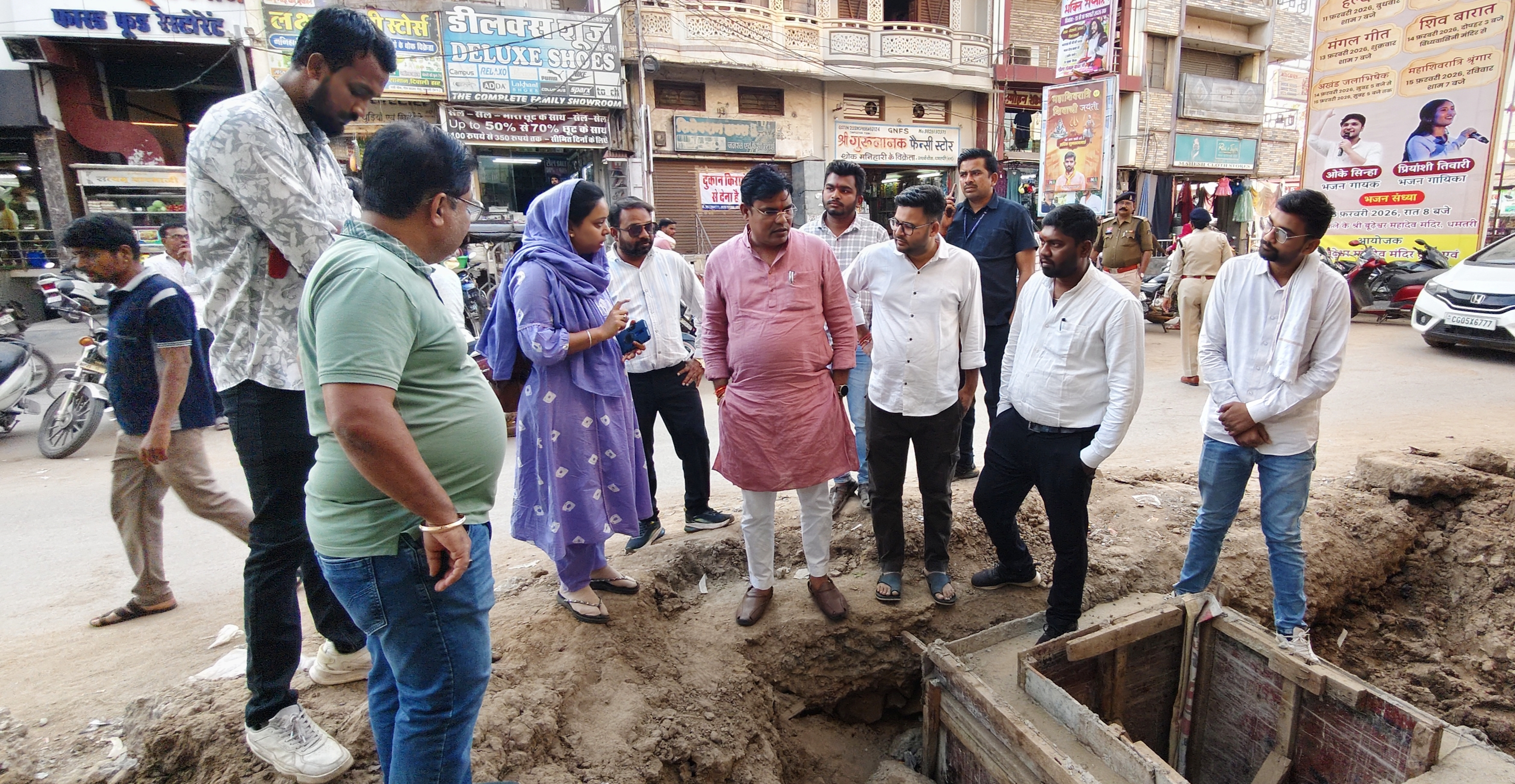 Congress MLA inspection