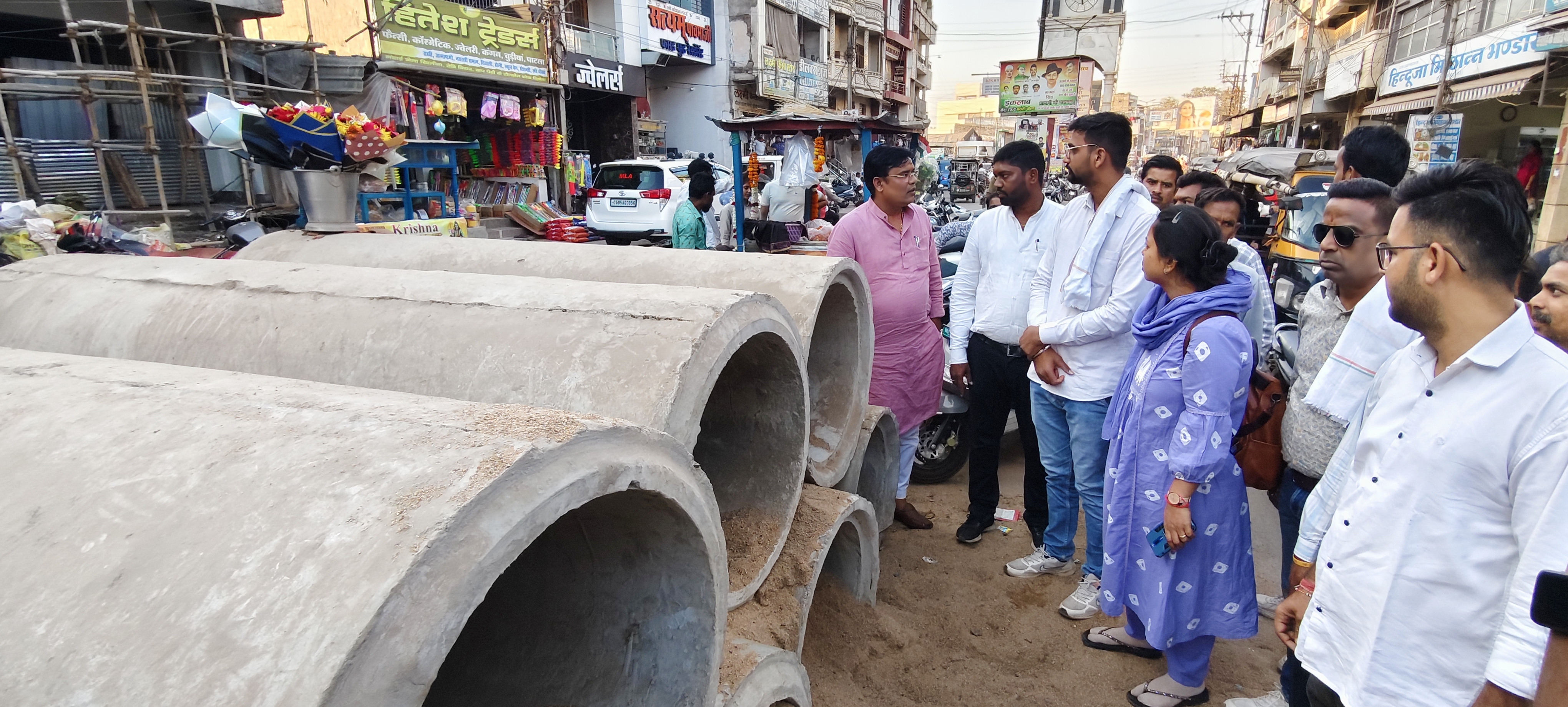 Congress MLA inspection
