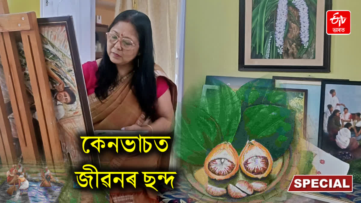 Attractive arts of Artist Jyoti Saikia Kalita