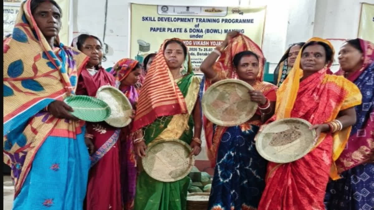 Eco-Friendly Leaf Plate Unit In Odisha Becomes Model of Women Empowerment, Seeks Government Support Eco-Friendly Leaf Plate Unit In Odisha Becomes Model of Women Empowerment, Seeks Government Support