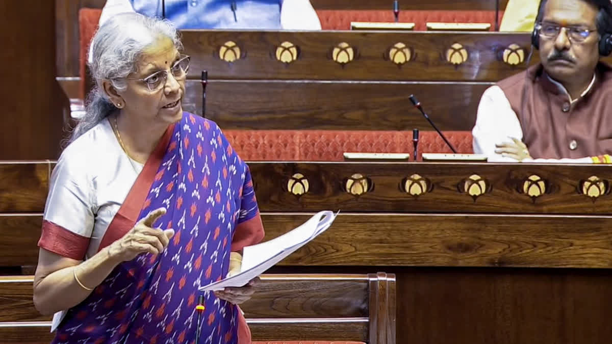Finance Minister Nirmala Sitharaman