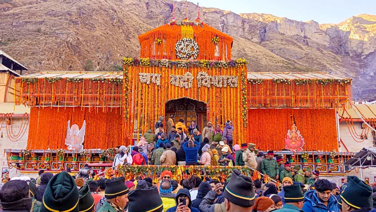 A file photo of Badrinath temple.
