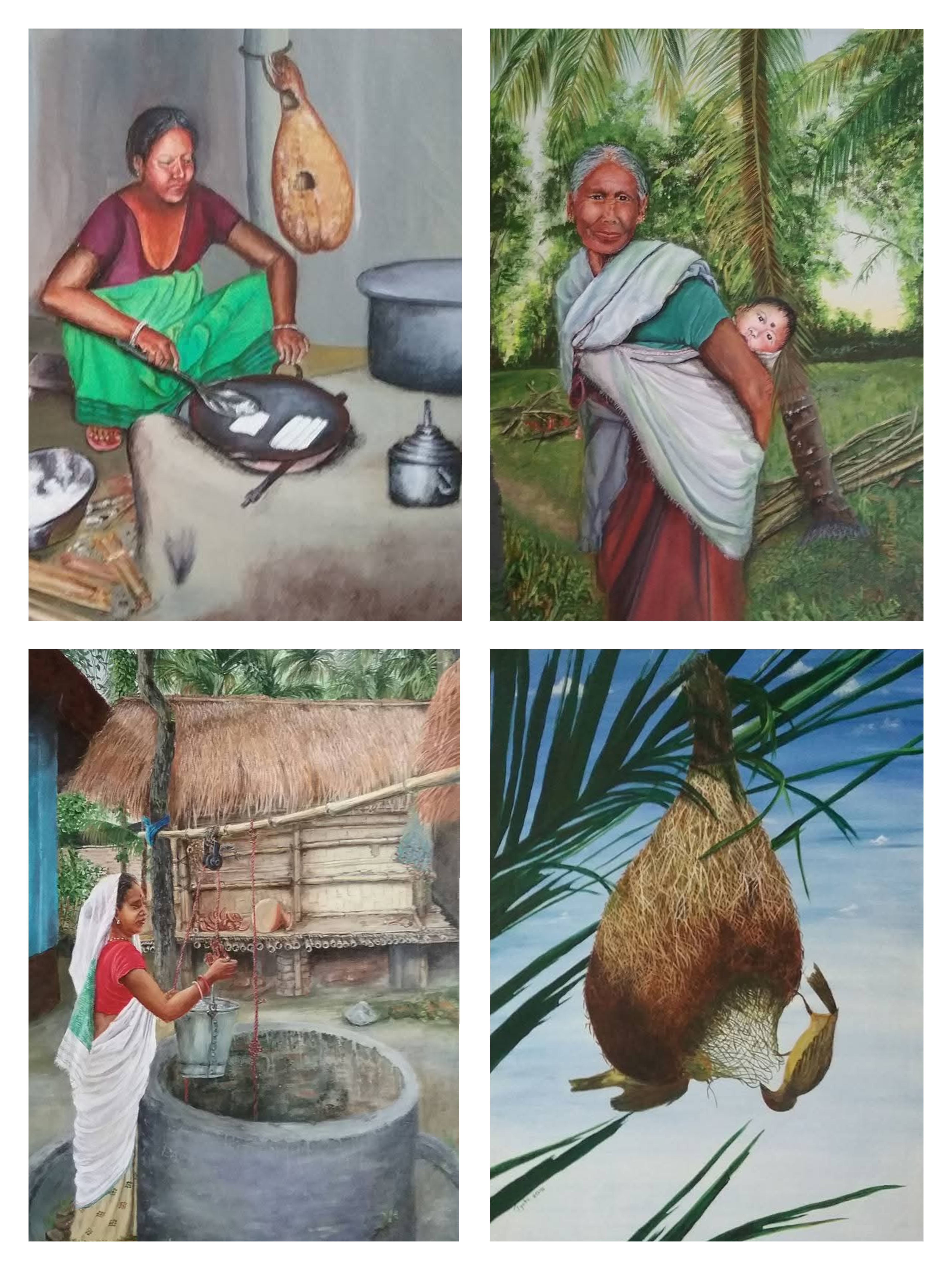 Attractive arts of Artist Jyoti Saikia Kalita