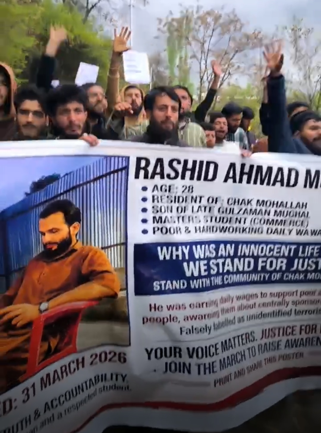Protesters Seek Remains Of Kashmir Youth Two Weeks After Allegedly Killed In Army Encounter