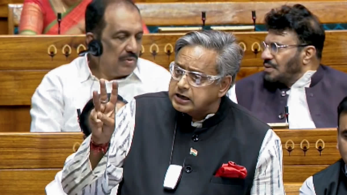 Shashi Tharoor Links Centre's Proposed Delimitation With Demonetisation Shashi Tharoor