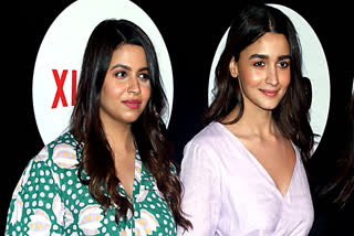 Alia Bhatt with her sister Shaheen Bhatt