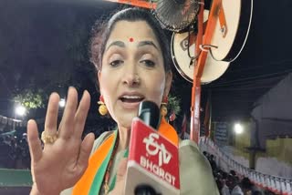 தேர்தல் பிரச்சாரத்தில் ஈடுபட்ட குஷ்பு