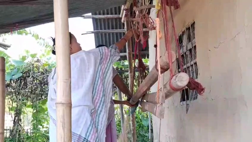 Weavers are celebrating the Taat Bihu in Khuwang