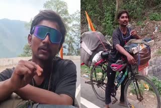 solo-traveller-reached-chikkamagaluru-through-cycle