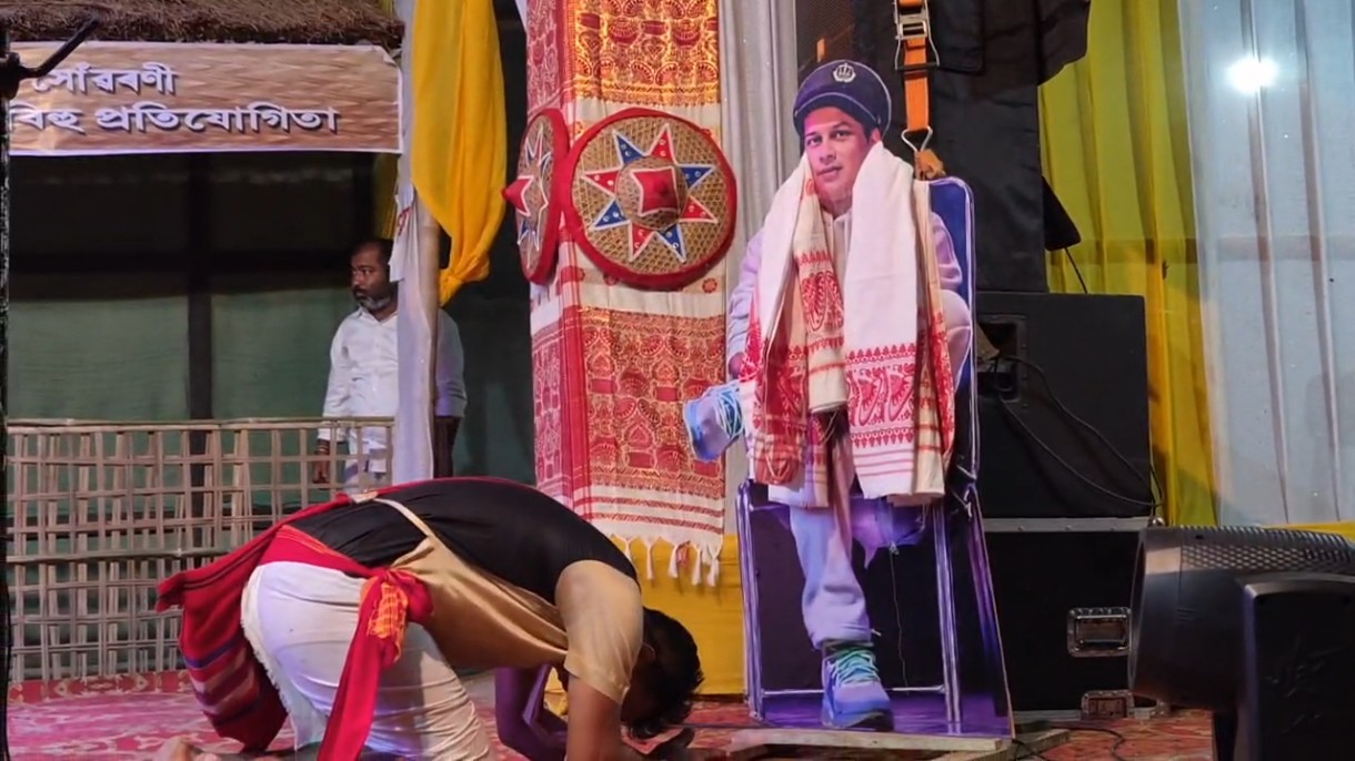 Conclusion of silver jubilee year of Kaliabar Friendship Club's Rongali Bihu