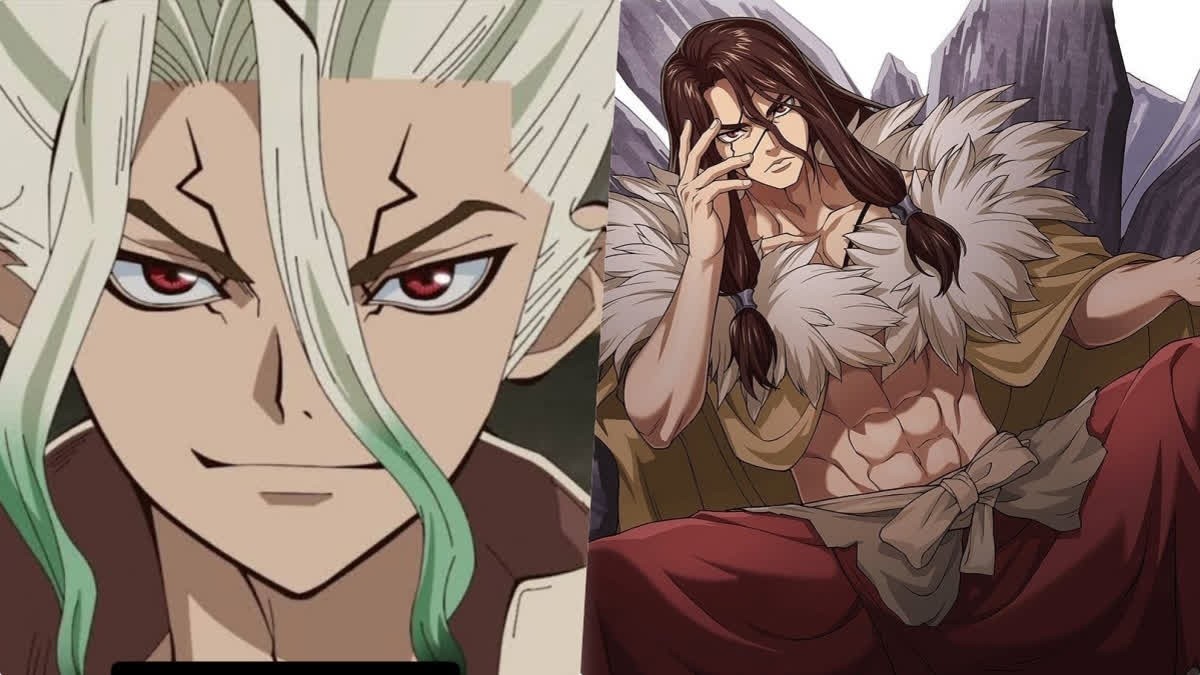 Senku and Tsukasa in Dr. Stone Season 4