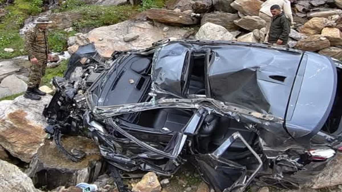 लाहौल स्पीति सड़क हादसे में मां-बेटे की मौत