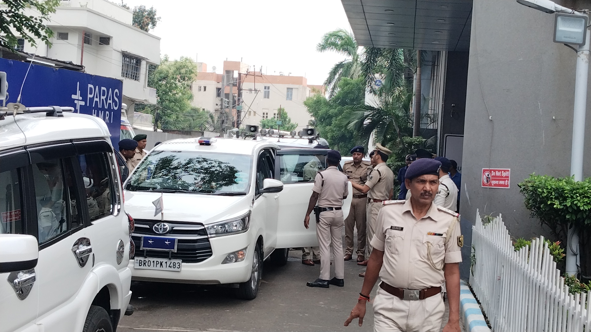 घटनास्थल पहुंची पुलिस