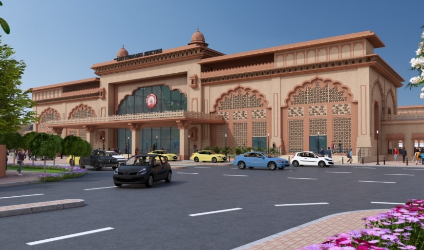 This is how Chittorgarh Railway Station will look in the future.