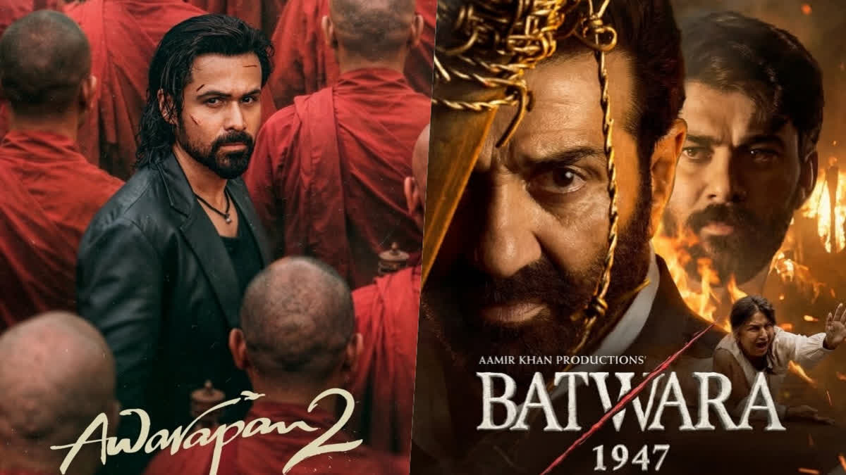 Awarapan 2 Vs Batwara 1947 Box Office Collection Day 4: Emraan Hashmi's Film Nears Rs 90 Cr, Sunny Deol Starrer Lags Awarapan 2 Vs Batwara 1947 Box Office Collection Day 4