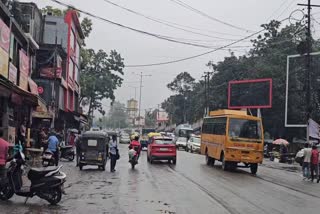 Heavy rain in Nainital district