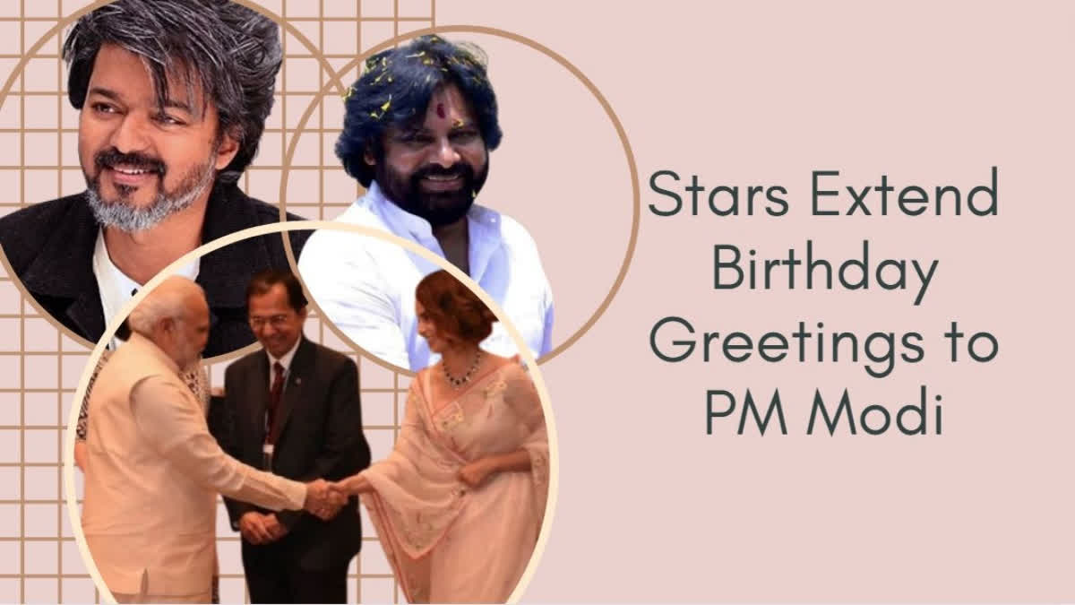 Thalapathy Vijay, Pawan Kalyan, Kangana, Others Extend Warm Wishes to PM  Modi on His 74th Birthday