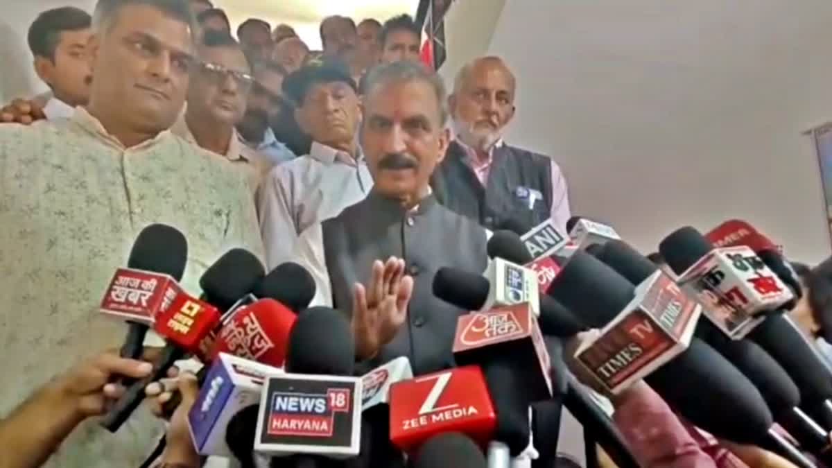 CM Sukhvinder Singh Sukhu