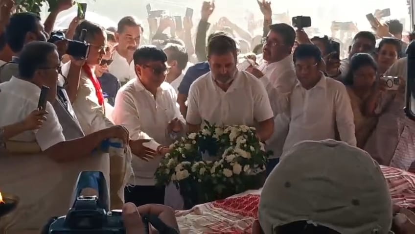 Rahul Gandhi Tribute to Zubeen Garg