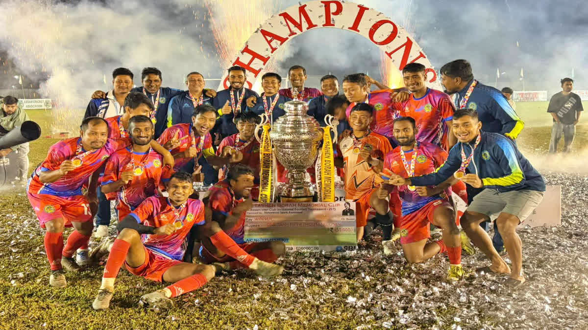 Tashen Borah Memorial Football Tournament winner