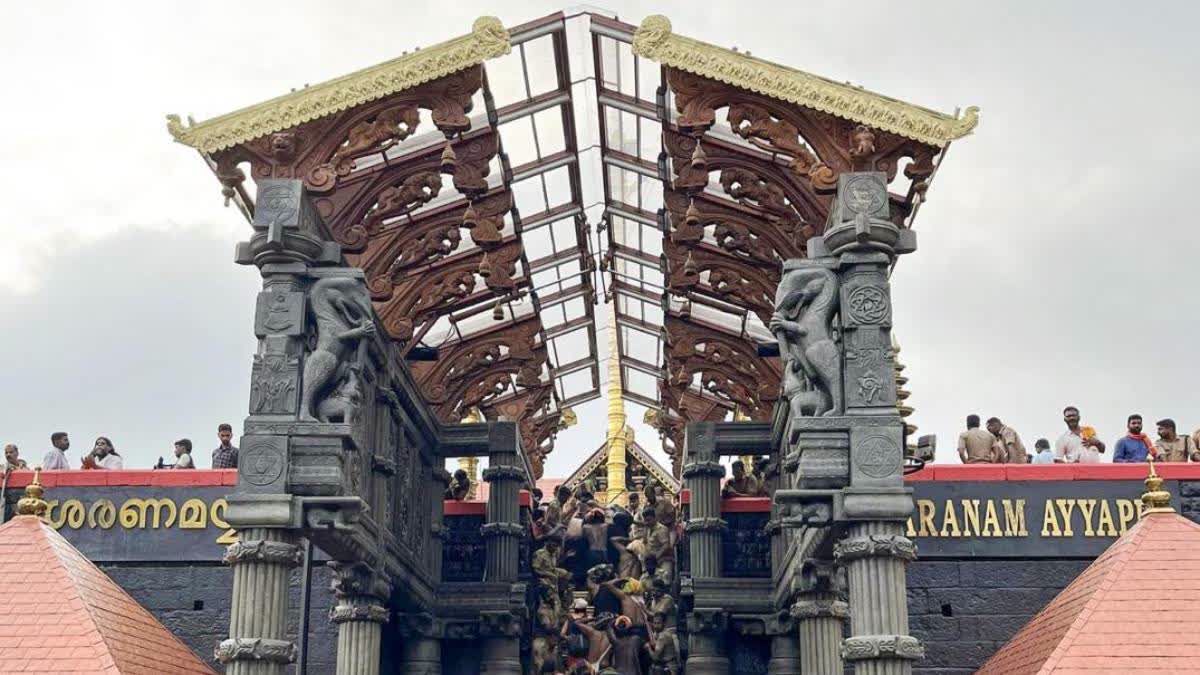 A file photo of the Sabarimala temple.