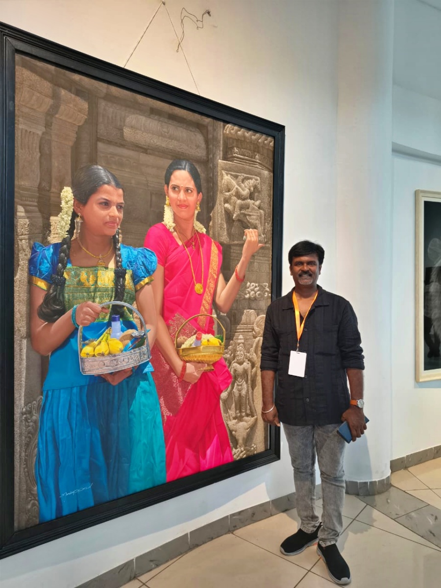 Artist Mariappan from Tamil Nadu