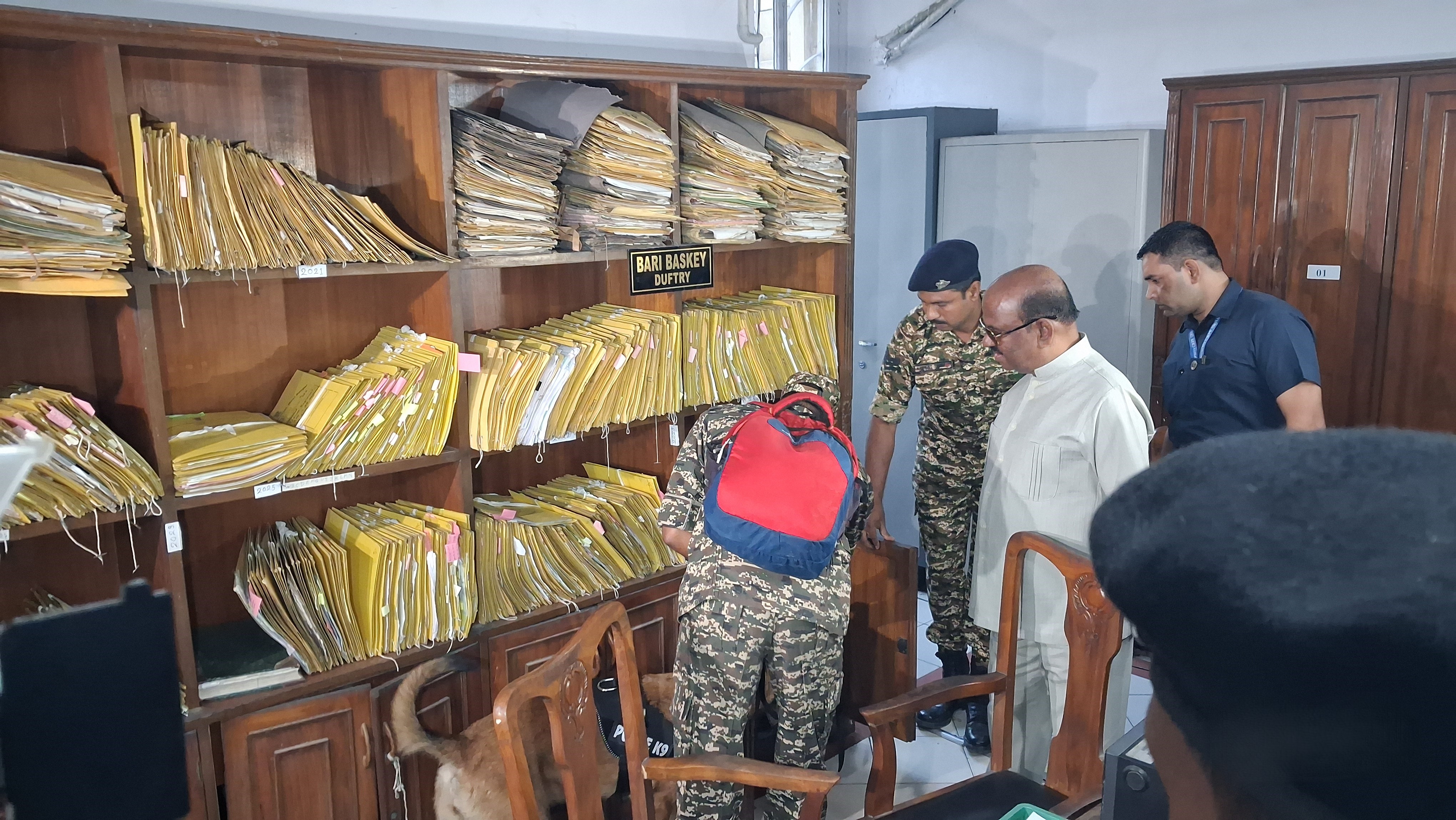 search operation in Raj bhavan