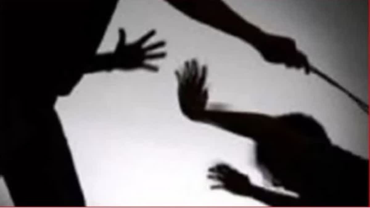 Class 9 student was brutally beaten by a teacher at a government school in Saran village Faridabad