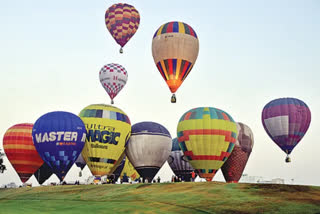 Hot air Balloon Show at Golkonda
