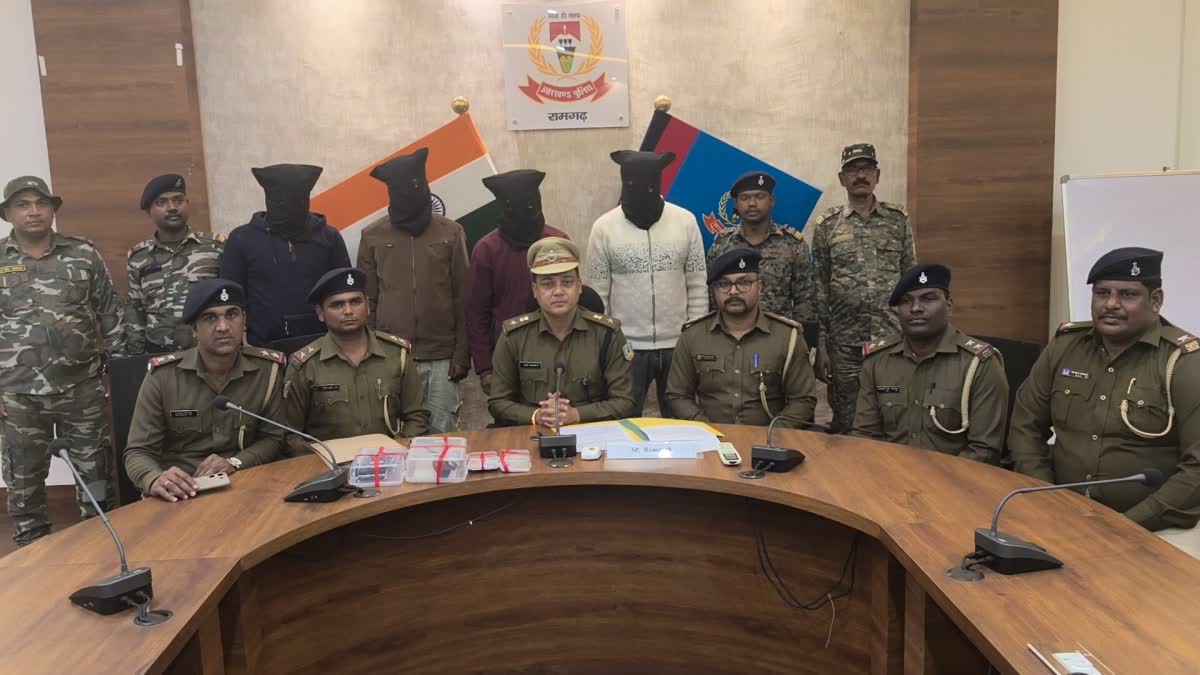 FOUR ACCUSED ARRESTED IN RAMGARH