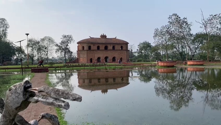 Opposition Leader Debabrata Saikia concerned over the artificial flooding of historic Rangghar