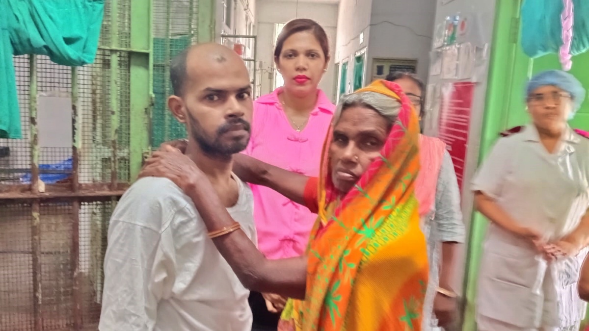 Mother reunites missing son