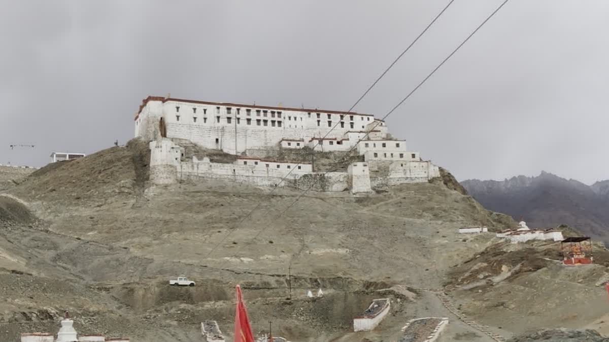 A view of Hanle monstery in Ladakh