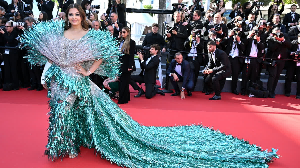 aishwarya rai party dresses Aishwarya Rai Bachchan in Sabyasachi by Sabyasachi. Spring Summer Resort 2015. Cannes Film Festival 2015. First Appearance at the Variety and UN Women's Panel Discussion