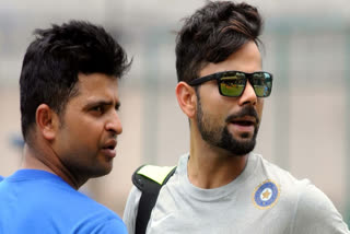 Suresh Raina Virat Kohli