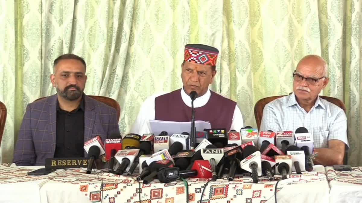 हिमाचल भाजपा अध्यक्ष राजीव बिंदल