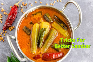Sambar cooking hacks