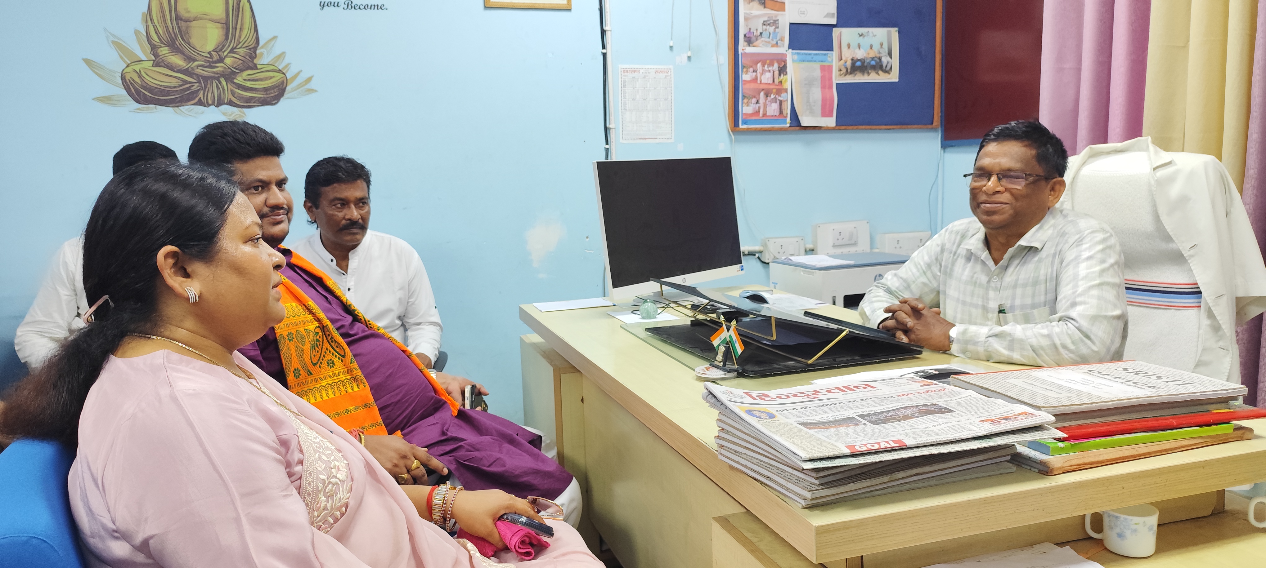 BJP leader Sita Soren targeted to Health Minister In Dumka