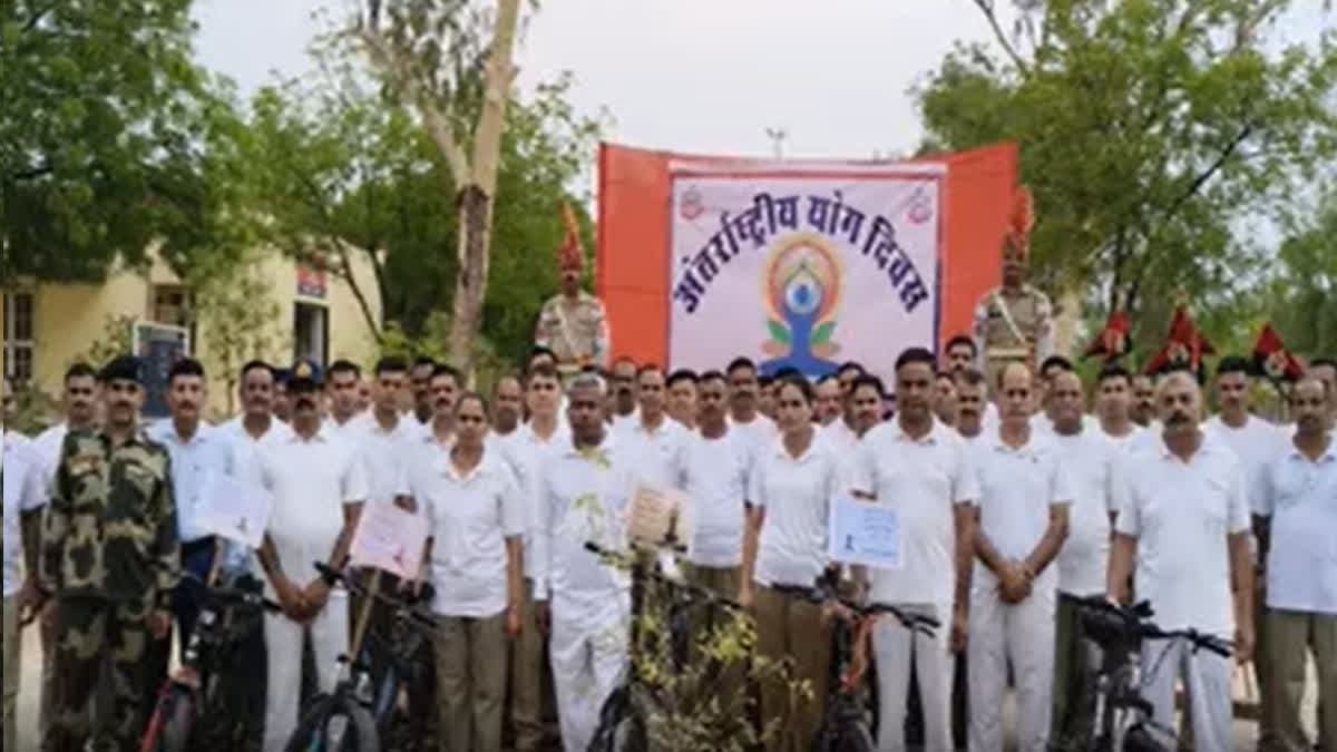 BSF took out bicycle rally