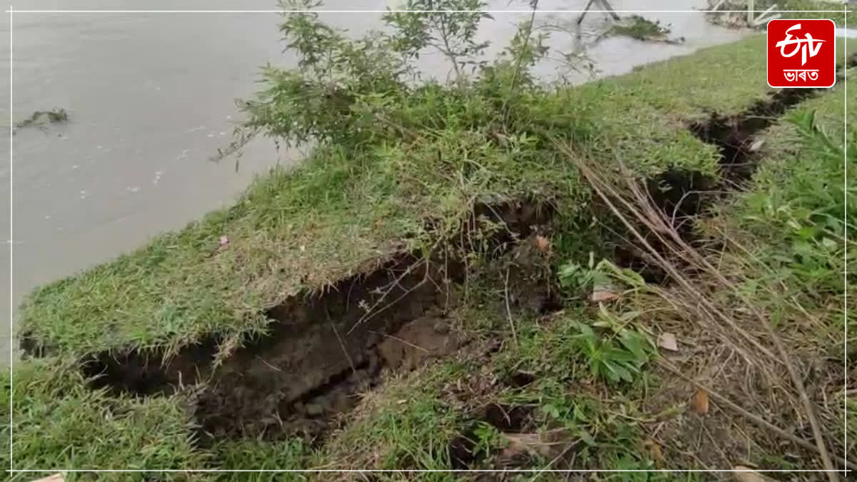 Prayed in the Brahmaputra to stop erosion in Majuli