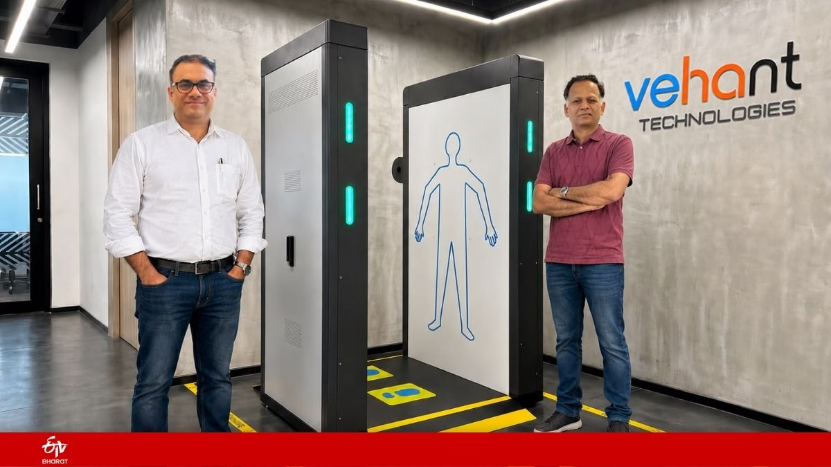 In picture: Vehant CEO Kapil Bardeja (Left) and CTO Anoop G Prabhu (Right)