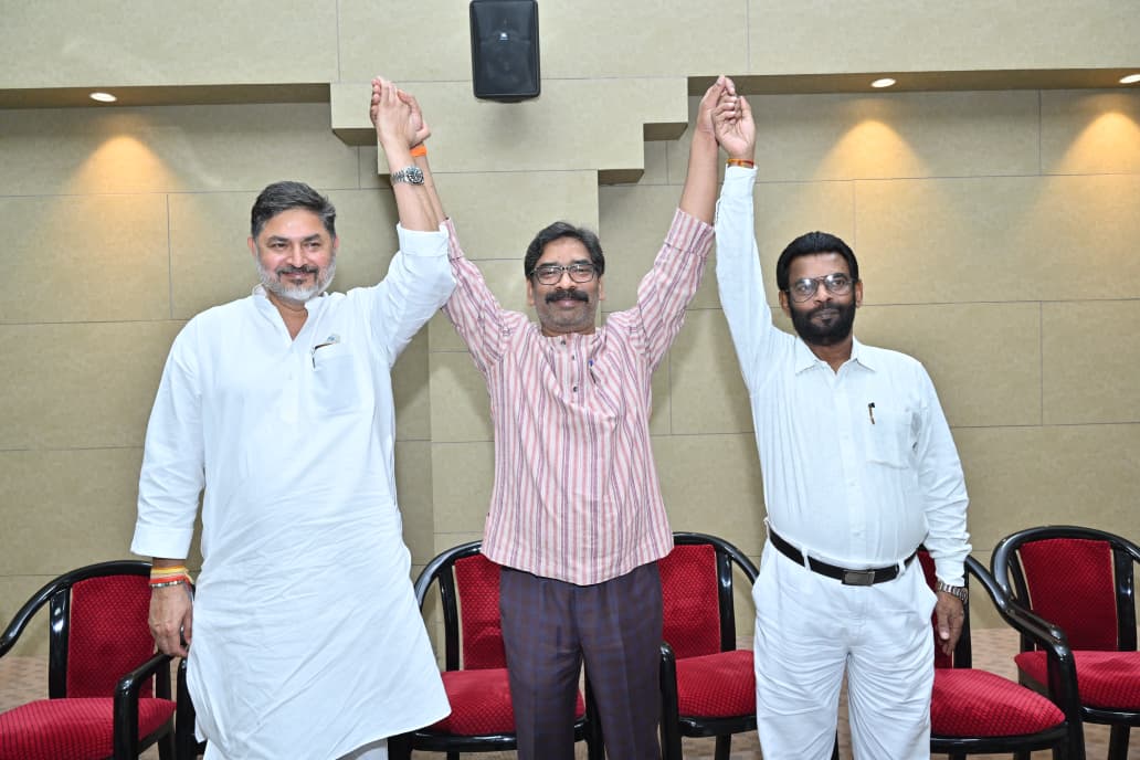 JMM and independent candidate won voting for two seats of Rajya Sabha in Jharkhand