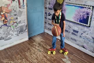 Avyan Basketball Dribbling Record