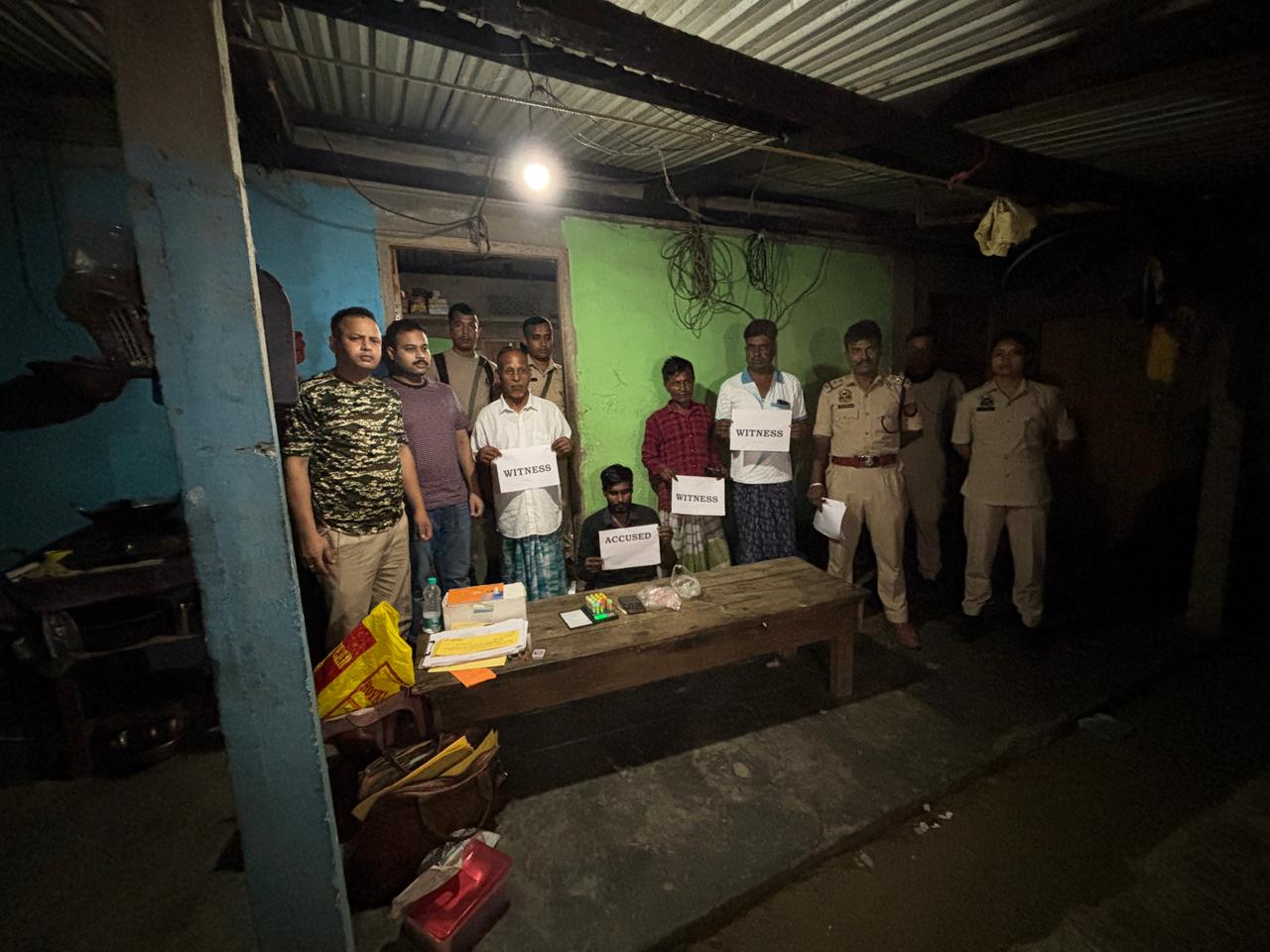 Suspected drugs paddler apprehended with huge amount of drugs by Laharighat Police