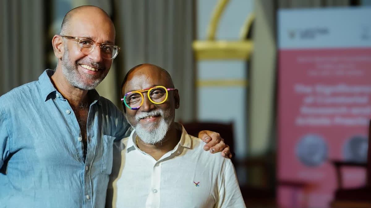 Dates And Theme Revealed For Kochi-Muziris Biennale, India's Biggest And Longest Contemporary Art Festival | Find Out The Dates, Theme And What's New In This 110-Day Cultural Blast Curator Nikhil Chopra with Bose Krishnamachari, President, Kochi-Muziris Biennale
