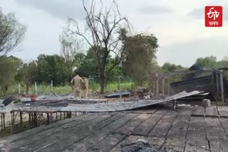 Massive Fire Engulfs Illegal Firecracker Factory In Ahmedabad