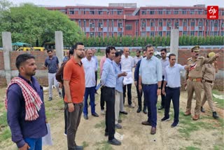एलडीए उपाध्यक्ष प्रथमेश कुमार ने कार्यों का निरीक्षण किया.