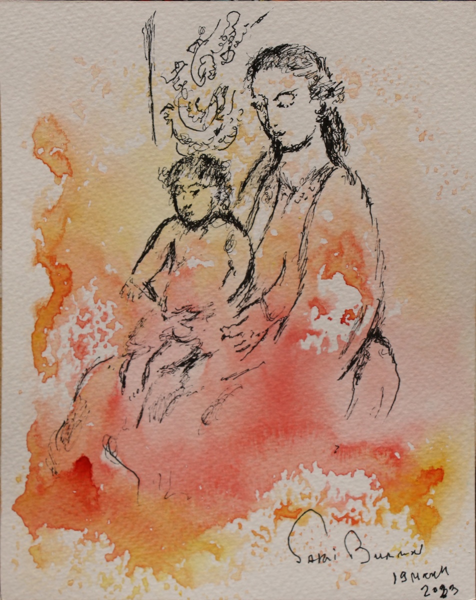 Art work by Sakti Burman