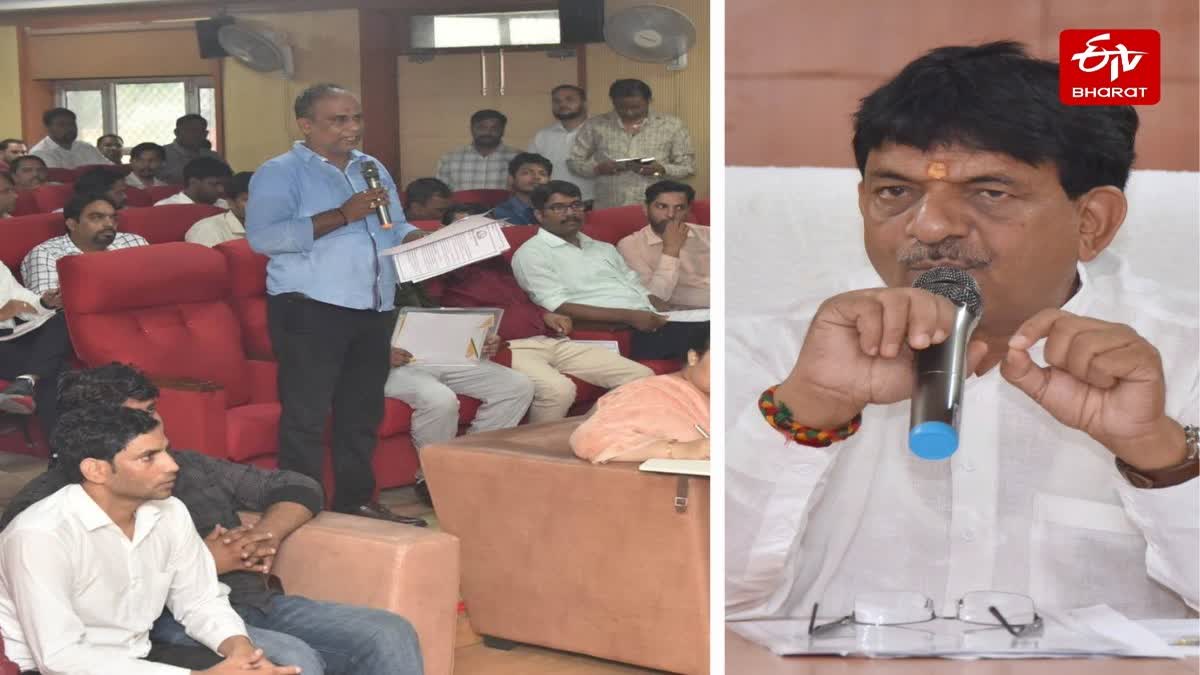 मंत्री के सामने बिफरे ट्रेनिंग पार्टनर.