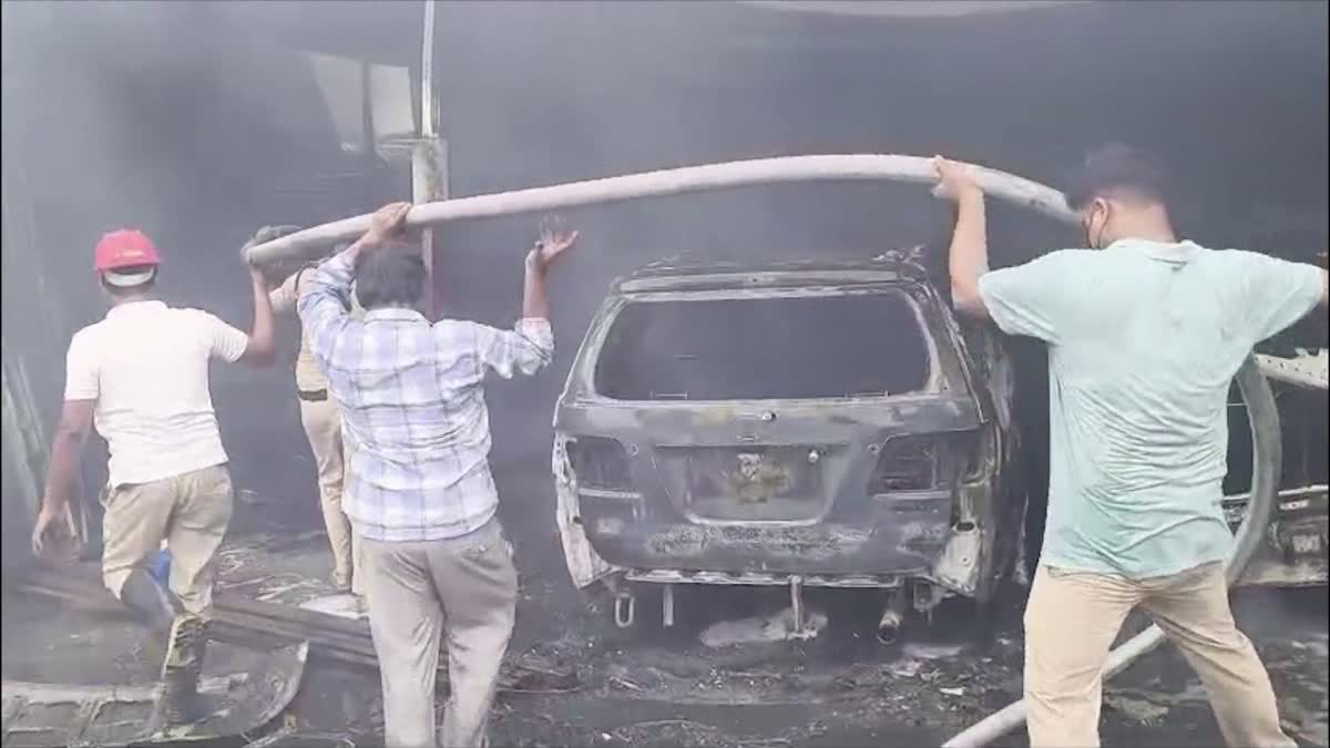 Fire Accident In Narasaraopet